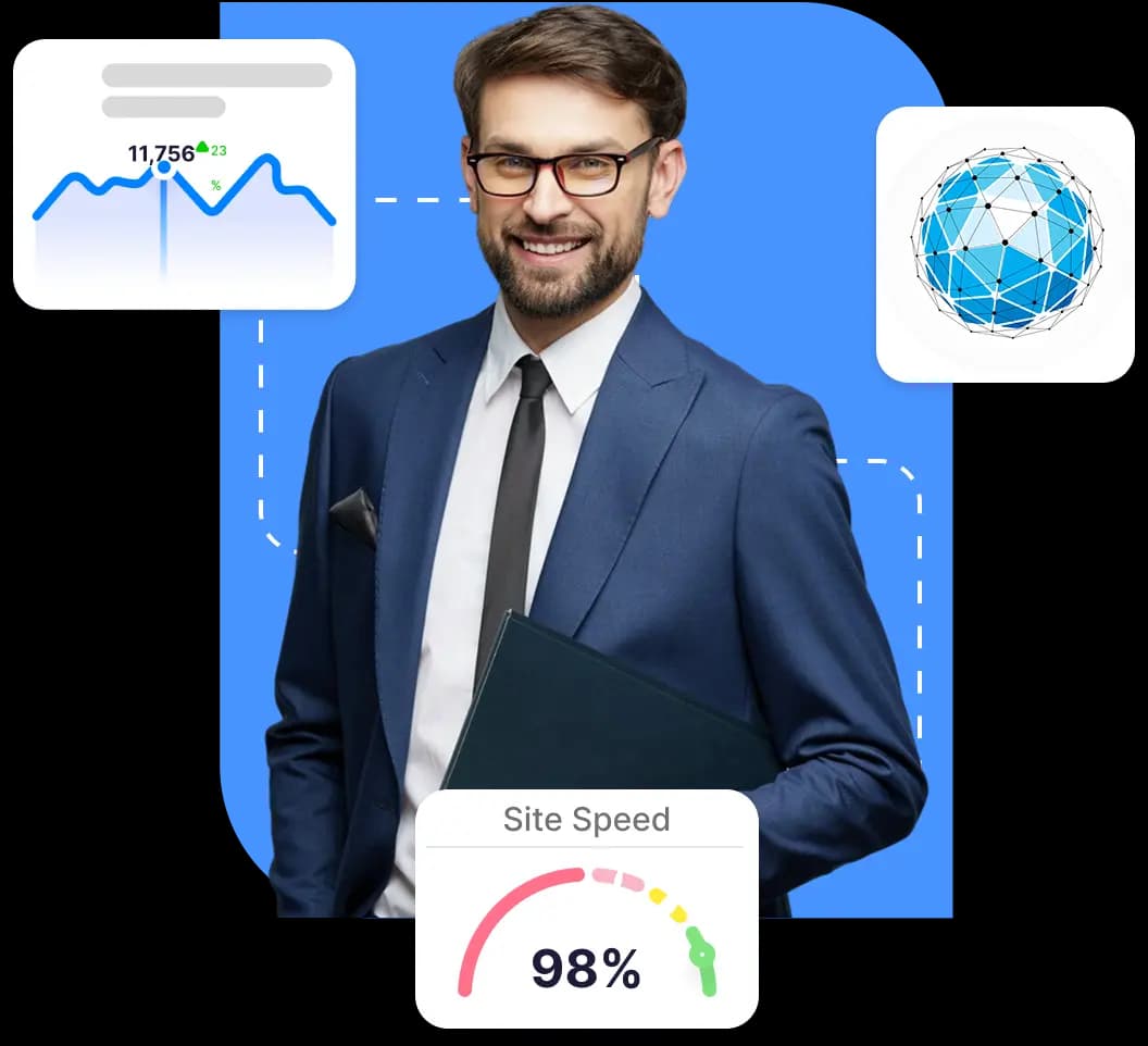 Business Hosting Illustration